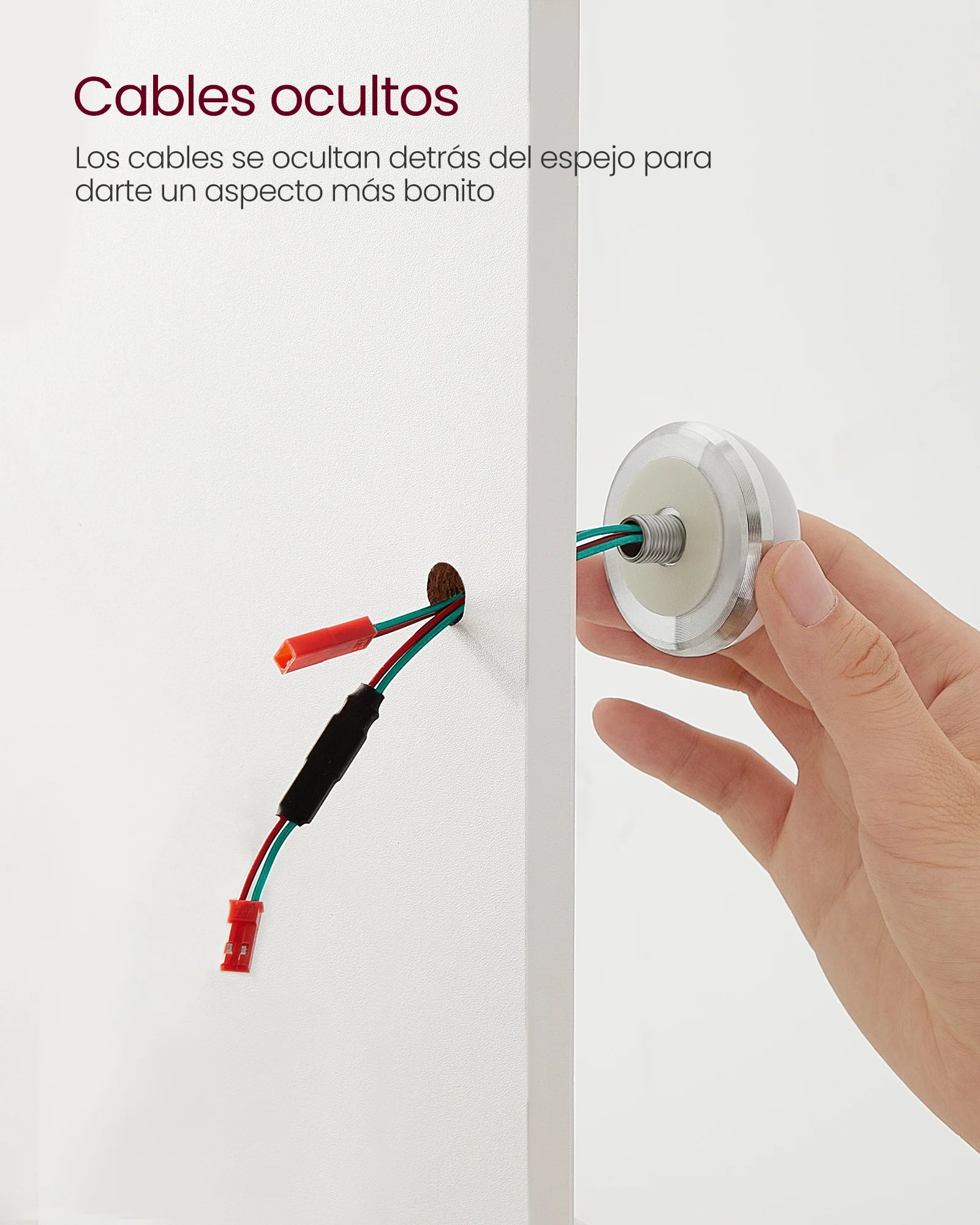 Penteadeira Elegance com Espelho Iluminado e LED Ajustável