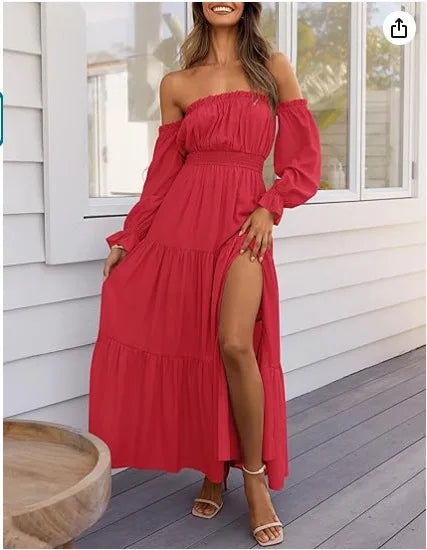 Vintage Peasant Renaissance Dress