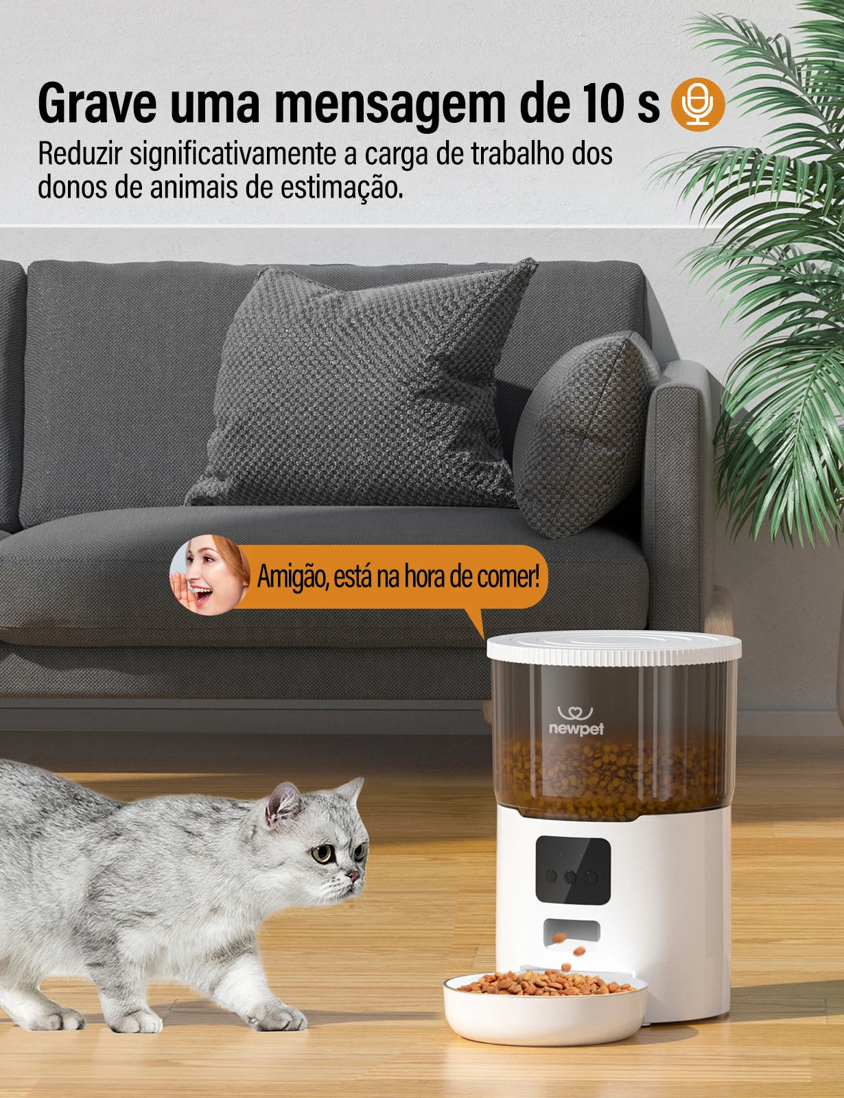 🤖 PetCare Smart Feeder 4L