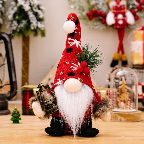Boneco Decorativo de Natal - Enfeite Natalino Encantador para Mesa e Árvore