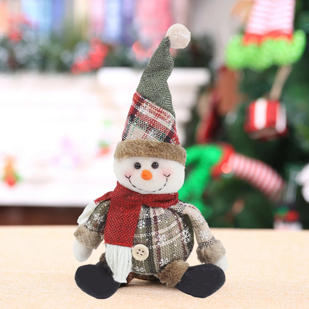 Boneco Decorativo de Natal - Enfeite Natalino Encantador para Mesa e Árvore