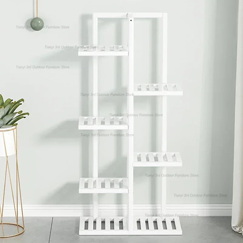 Nordic Wooden Plant Shelves