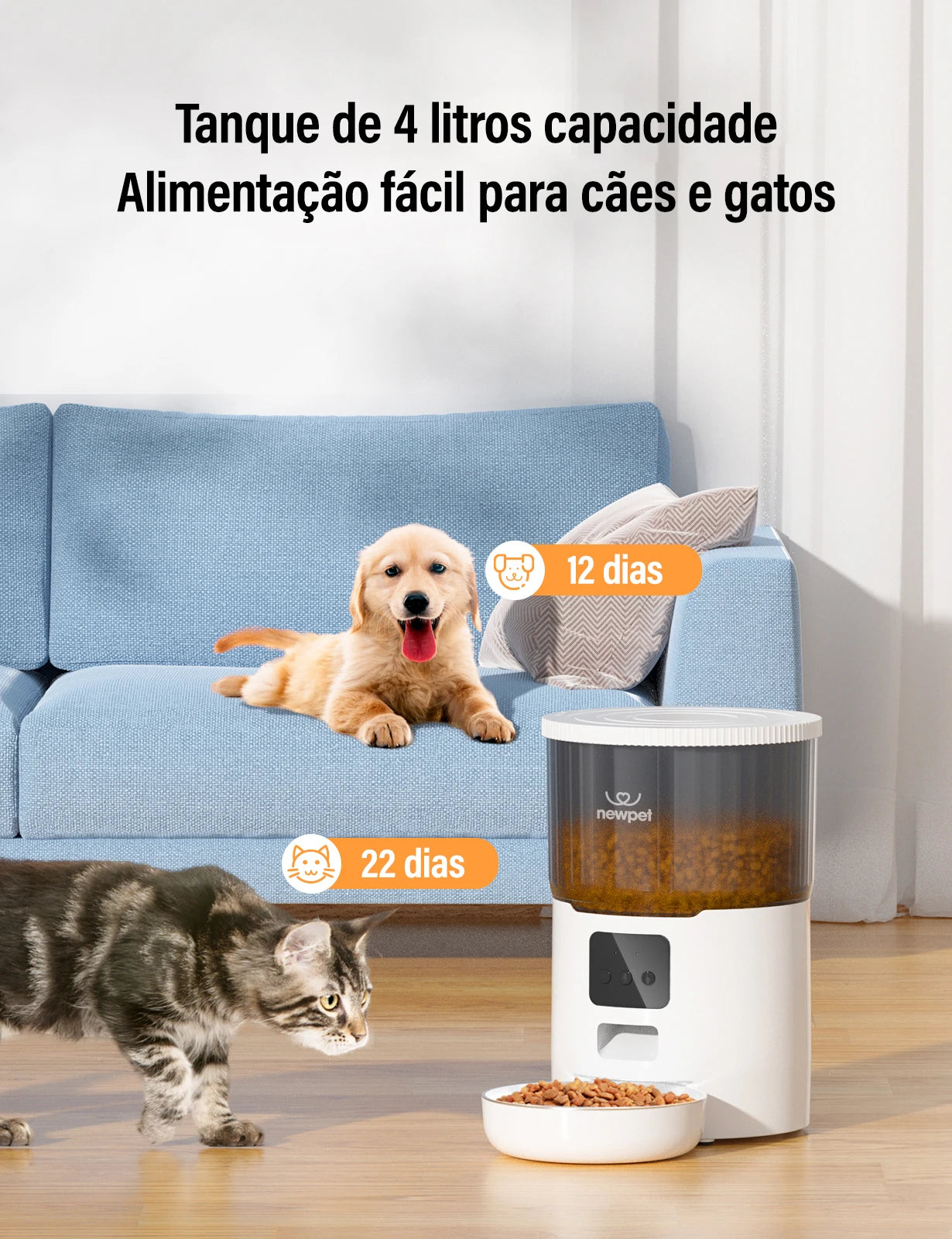 🤖 PetCare Smart Feeder 4L
