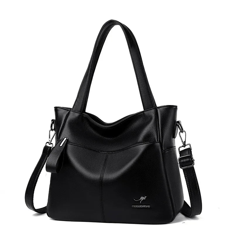 Luxury Designer Shoulder & Crossbody Bag, Soft Classic Style