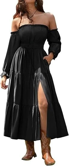 Vintage Peasant Renaissance Dress