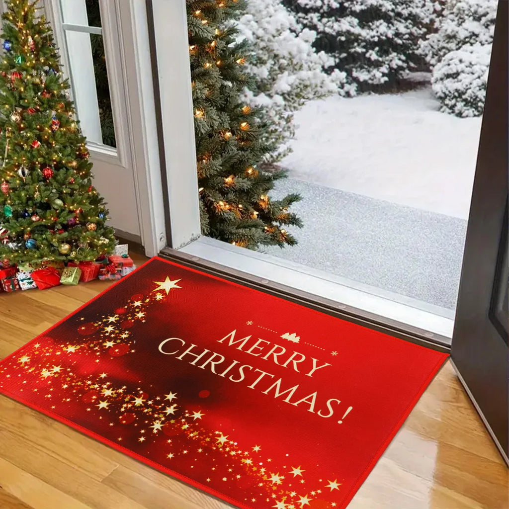 Tapete Decorativo Natalino de Entrada - Encanto e Acolhimento para Sua Casa neste Natal