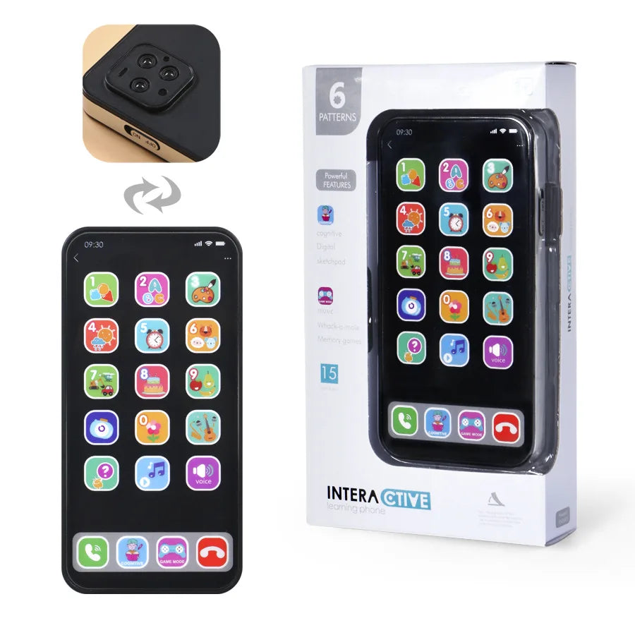 Telefone Infantil Musical Educativo Touch Screen - Mundo Mágico do Aprendizado