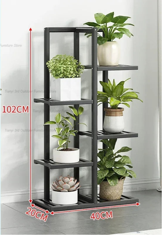 Nordic Wooden Plant Shelves