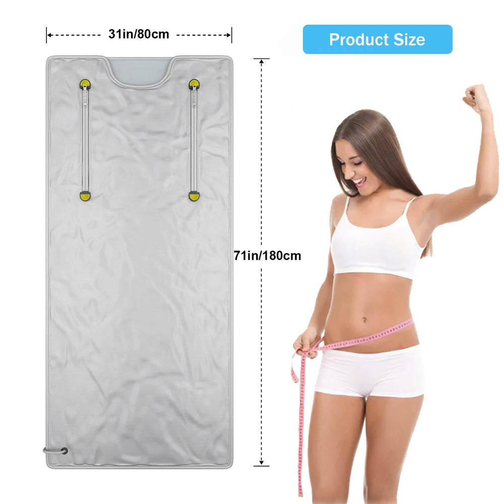Manta Térmica SlimFit Sauna para Emagrecimento e Relaxamento