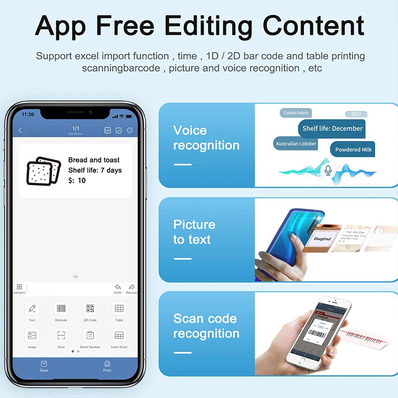 ✨ Impressora de Etiquetas Mágica Niimbot B1