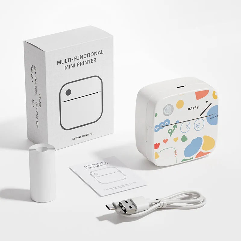 ✨ Impressora Térmica Mágica Mini Print ✨ - instantâneas Wireless Bluetooth Cartoons Android And IOS