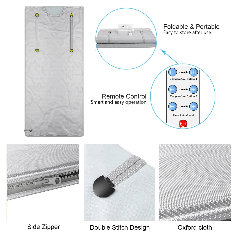 Manta Térmica SlimFit Sauna para Emagrecimento e Relaxamento