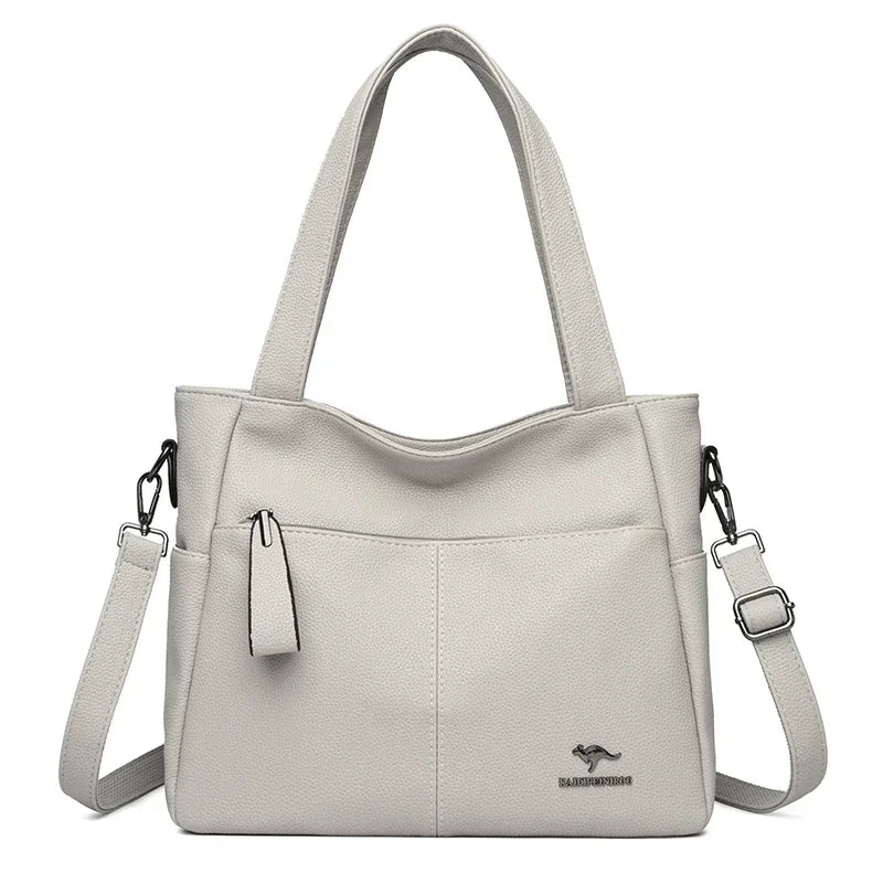 Luxury Designer Shoulder & Crossbody Bag, Soft Classic Style