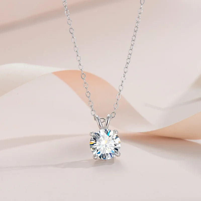 Moissanite Diamond Necklace