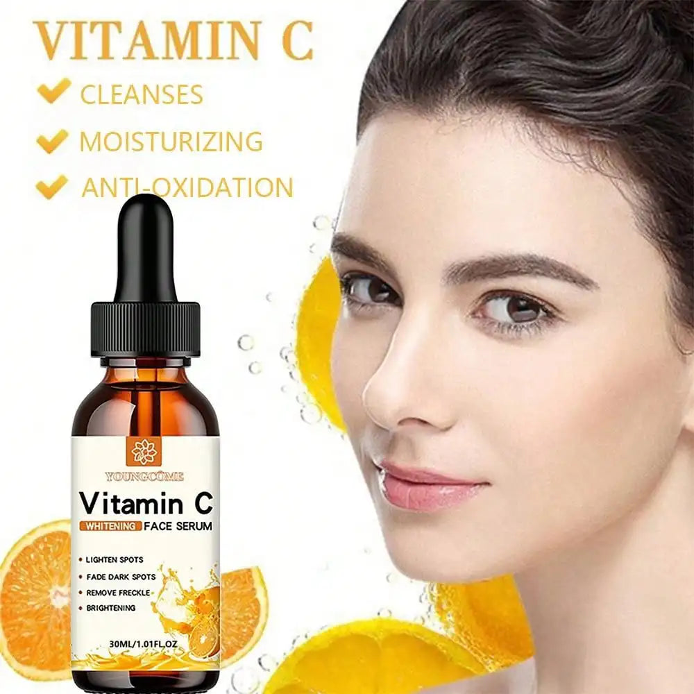 Sérum Facial Vitamina C + Ácido Hialurônico | Clareador • Hidratante • Anti-idadeg Essence Facial Skin Care 30ml