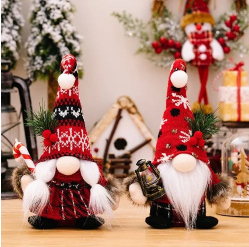 Boneco Decorativo de Natal - Enfeite Natalino Encantador para Mesa e Árvore