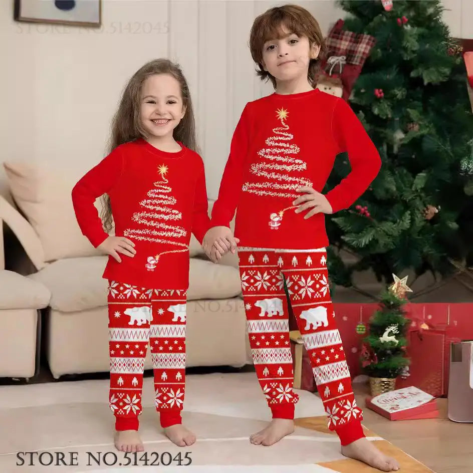 Pijama Natalino Família Completa - Conjunto Festivo Macio com Estampa de Natal