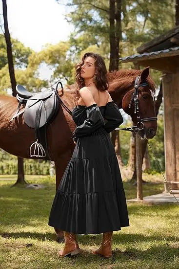 Vintage Peasant Renaissance Dress