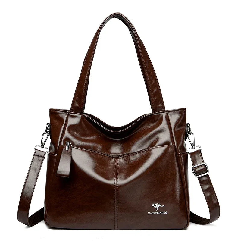 Luxury Designer Shoulder & Crossbody Bag, Soft Classic Style