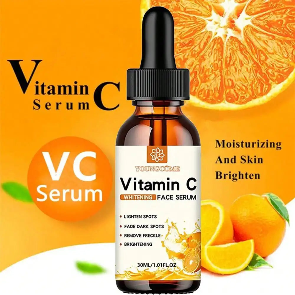 Sérum Facial Vitamina C + Ácido Hialurônico | Clareador • Hidratante • Anti-idadeg Essence Facial Skin Care 30ml
