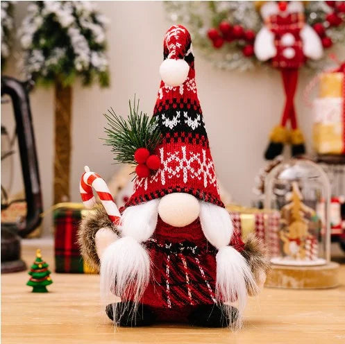 Boneco Decorativo de Natal - Enfeite Natalino Encantador para Mesa e Árvore