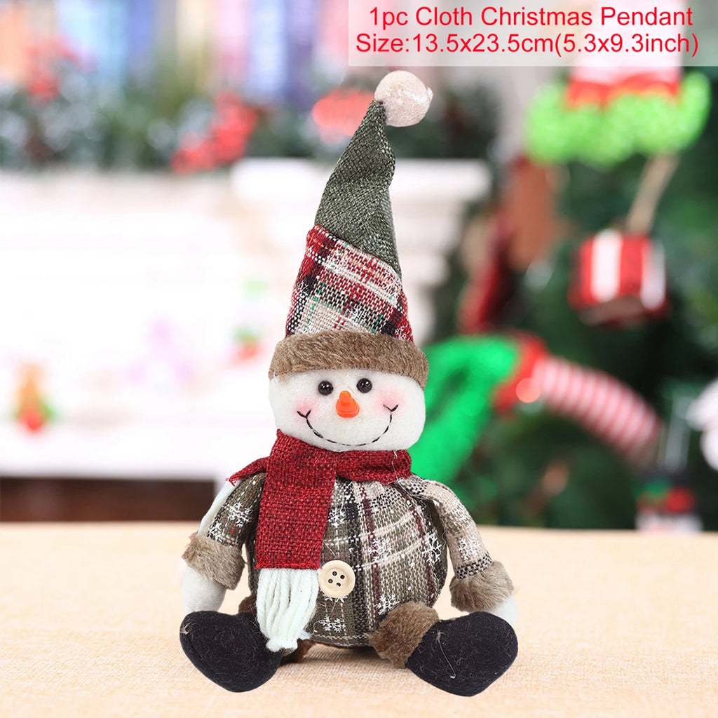 Boneco Decorativo de Natal - Enfeite Natalino Encantador para Mesa e Árvore