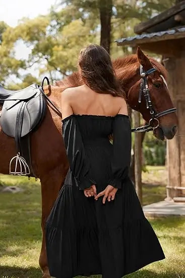 Vintage Peasant Renaissance Dress