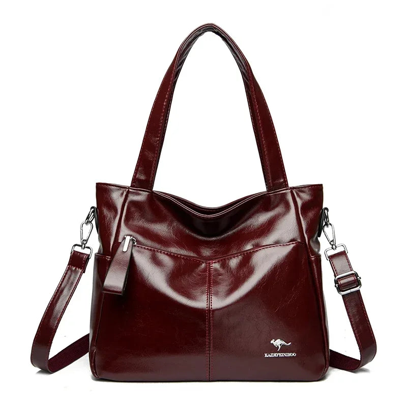 Luxury Designer Shoulder & Crossbody Bag, Soft Classic Style