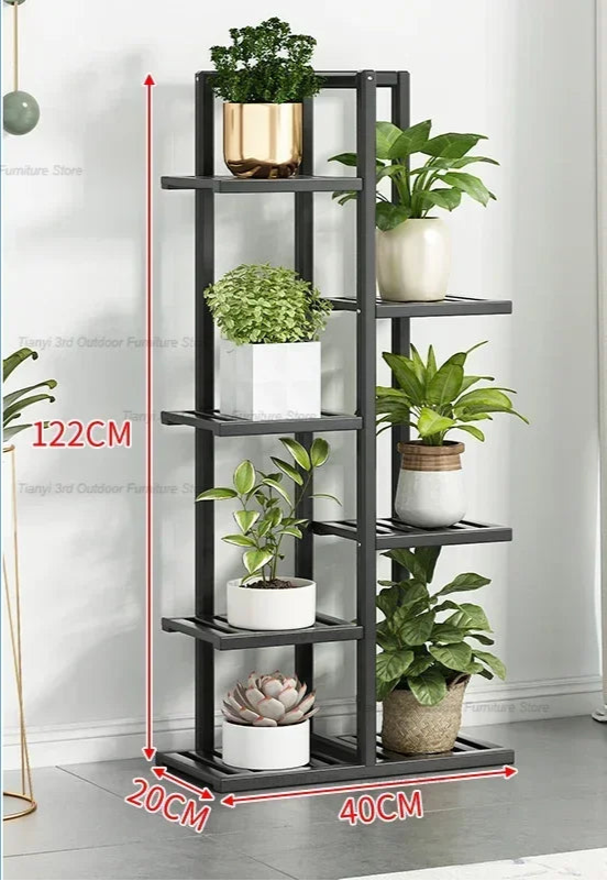 Nordic Wooden Plant Shelves