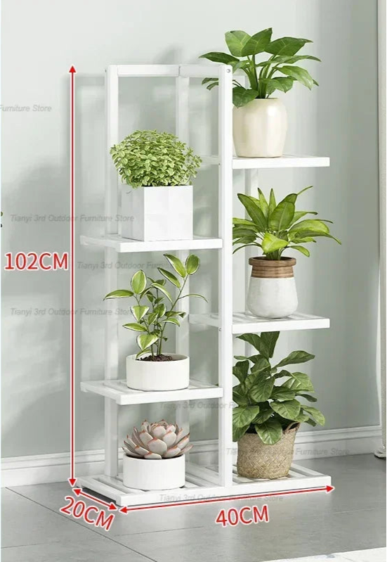 Nordic Wooden Plant Shelves