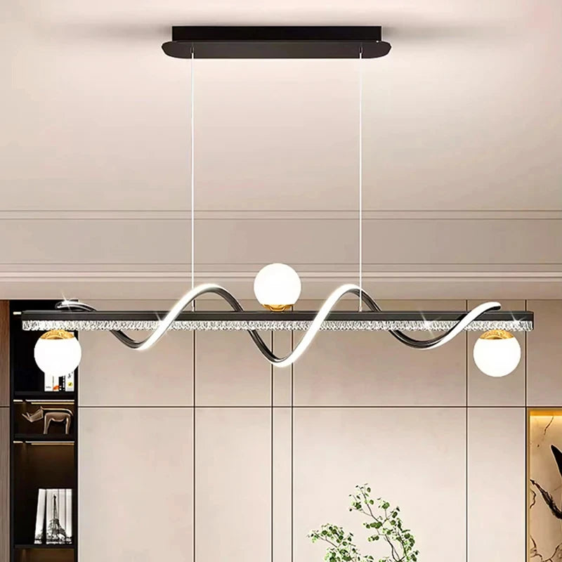 Lustre Pendente Moderno com Controle Remoto