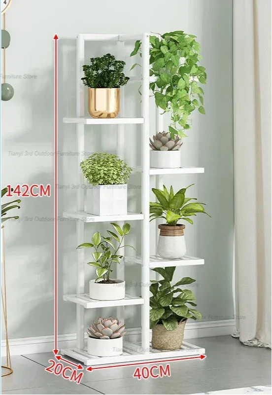 Nordic Wooden Plant Shelves