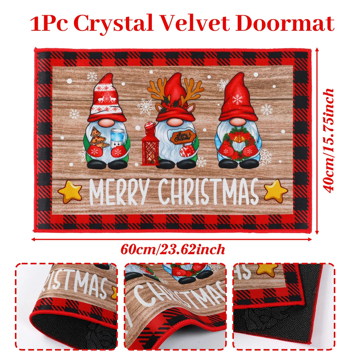 Tapete Decorativo Natalino de Entrada - Encanto e Acolhimento para Sua Casa neste Natal