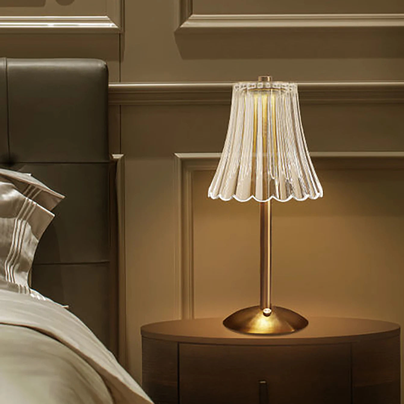 Rechargeable LED Table Lamp with Dimmer